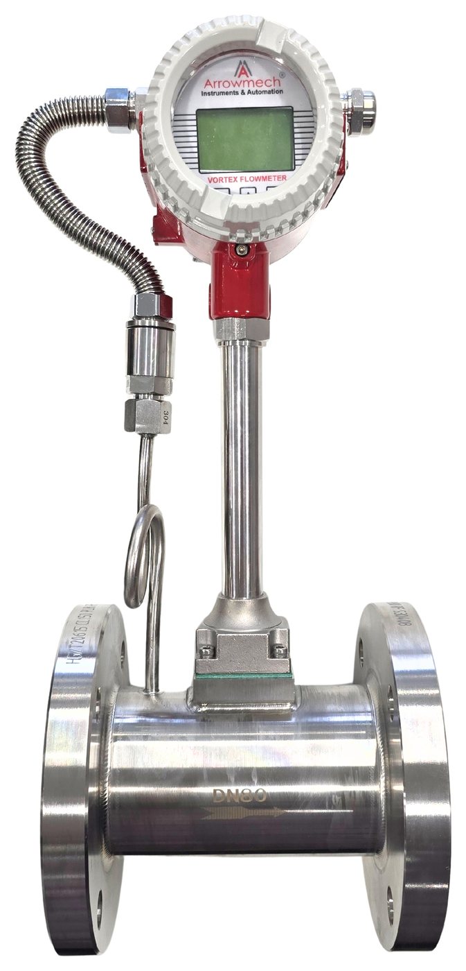 Arrowmech AVFM-100 vortex flow meter with integral display